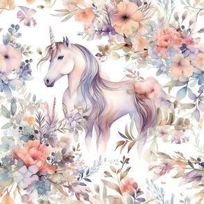 Watercolor Boho Unicorns 13