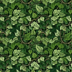 Woodcut Ivy, 1