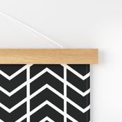 chevron stripe black and white