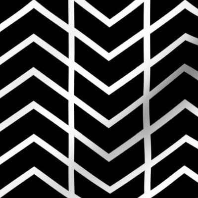 chevron stripe black and white