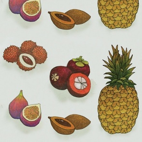 tropical fruit pattern