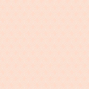 Dotted Scallop - Soft Pink