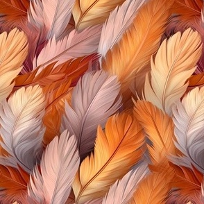 Sunset Gryphon Feathers