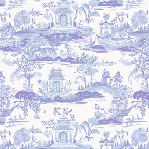 Pearl River Toile Periwinkle and French Blue