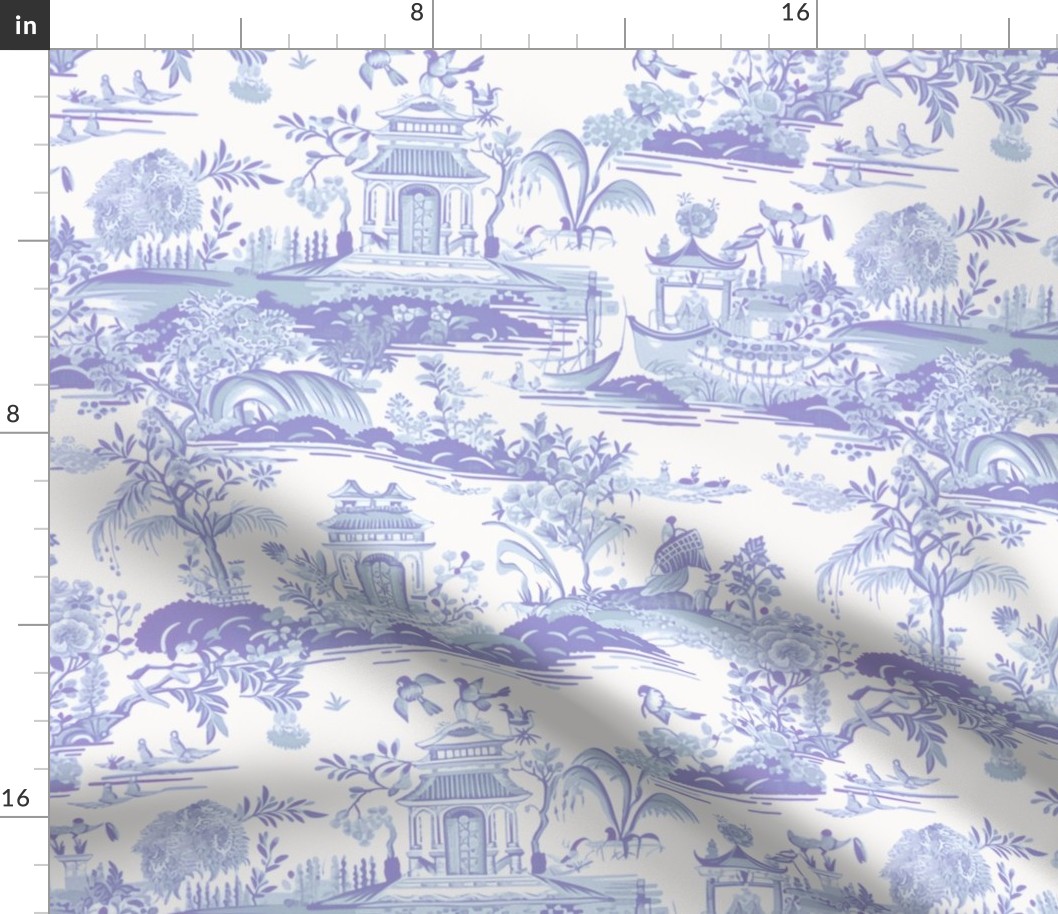Pearl River Toile Periwinkle and French Blue