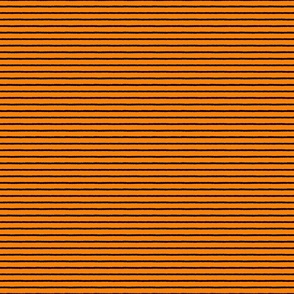 Inky stripe, black and orange