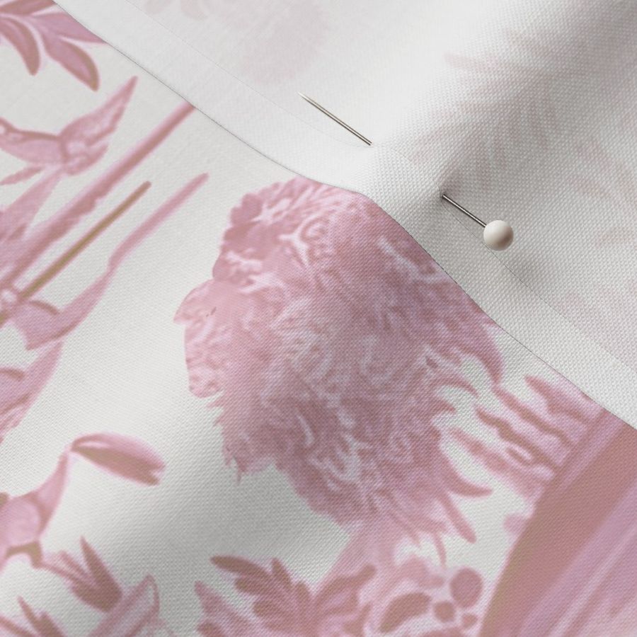 Pearl River Toile Dusty Rose