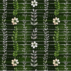 Blossom Batik - Green 