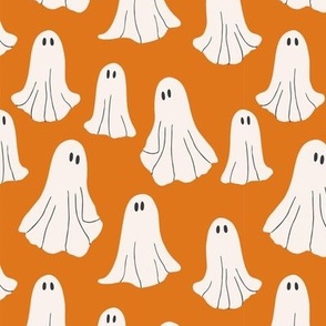 Little Ghosty on orange