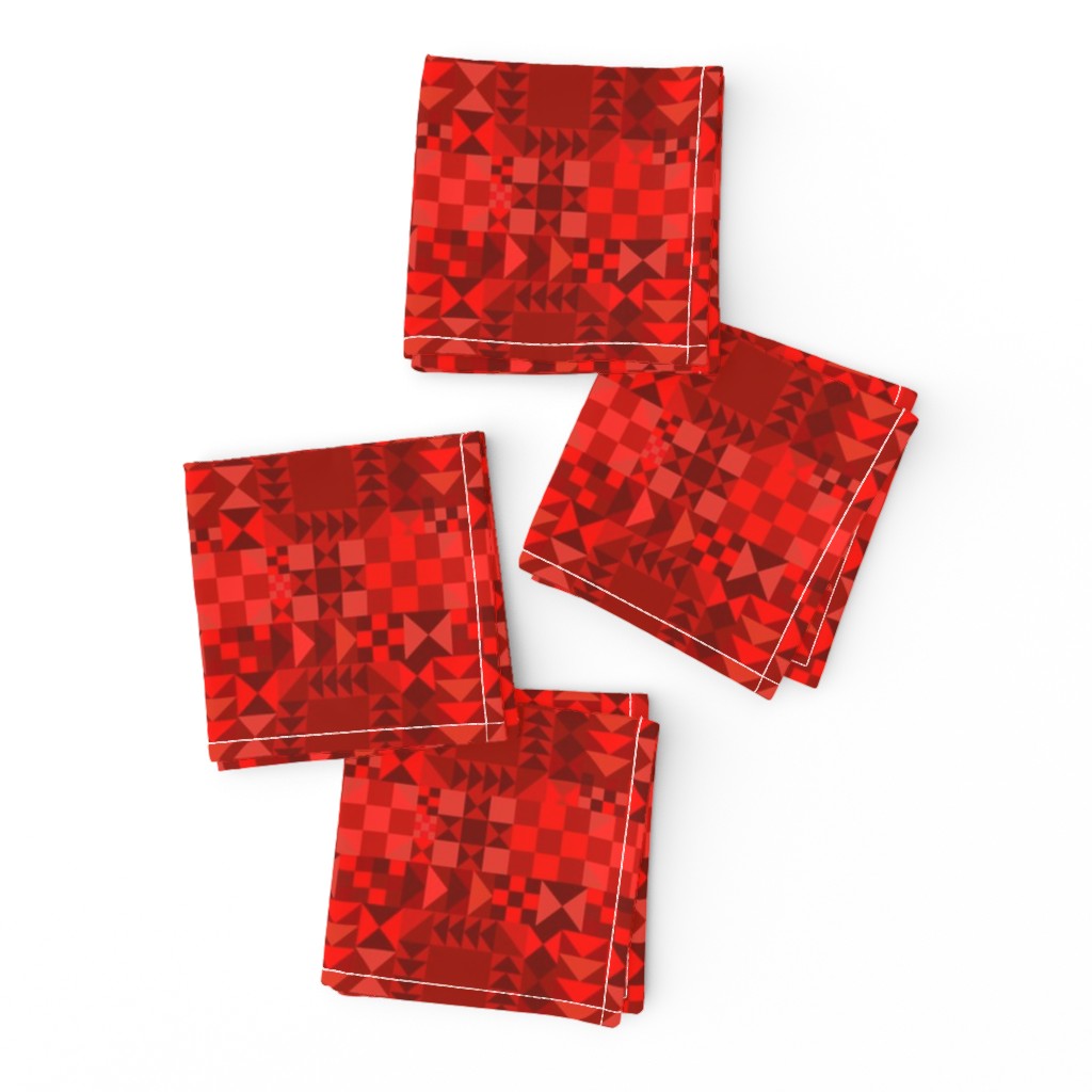 Red Patchwork Small