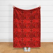 Red Patchwork Large