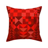 Red Patchwork Large