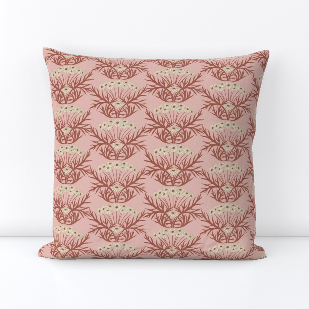 Art Nouveau Daisies ~ Pink