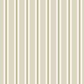 Classic Stripes - Sage Green - Medium