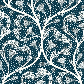 (L) victorian hidden dandelion hearts wedding directional version russian blue