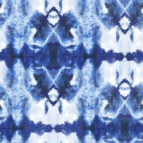 Indigo pattern shibori