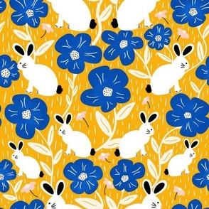Flopsy floral yellow