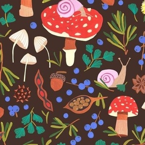 Fungi Forest - Brown