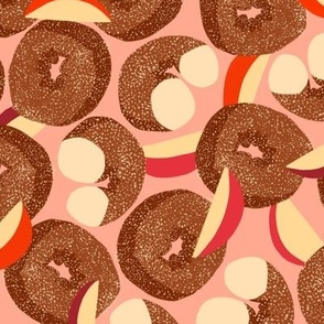 Apple Cinnamon Donuts - Peach