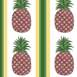 No AI Pineapple stripe 10x10