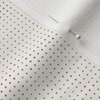 MINI DOTS - Toffee Brown + Ivory