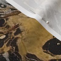Black and Gold Drip Paint Splatter Technique