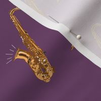 Tenor Saxophones, Violet