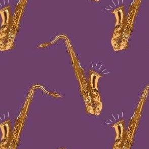 Tenor Saxophones, Violet