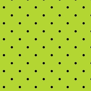 Polka Dots apple green