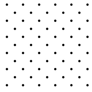 Polka Dots Black and White