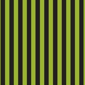 green and black stripes