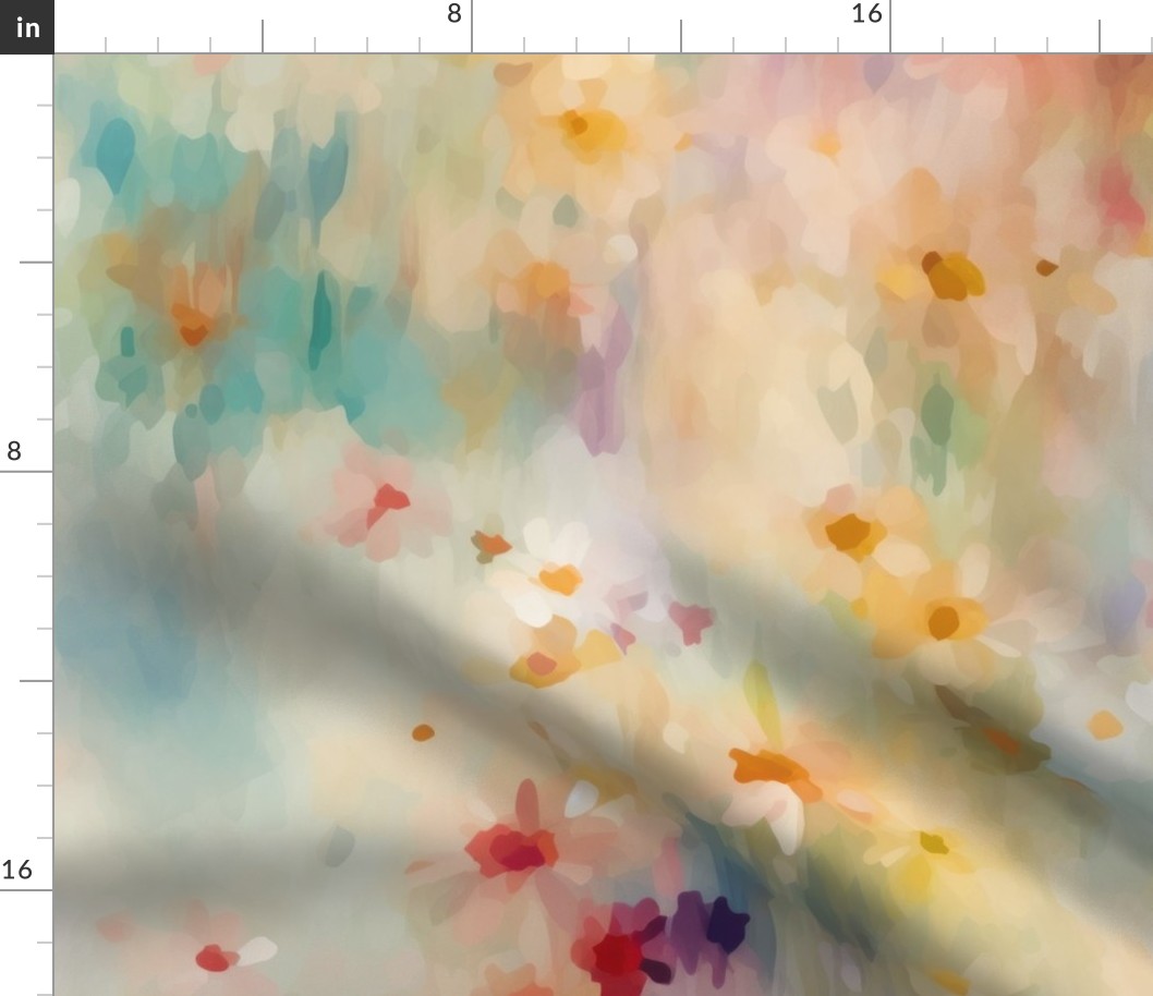 Abstract Impressionist meadow 