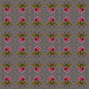 Tulips Bunch_on Grey_MEDIUM_6x6