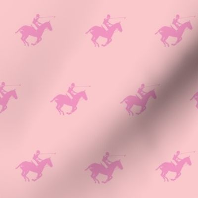 Pretty Pink Polo Players