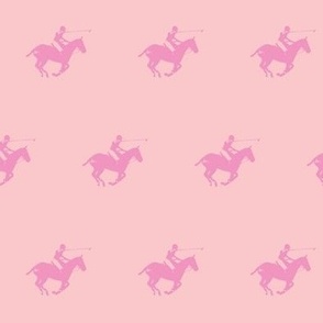 Pretty Pink Polo Players