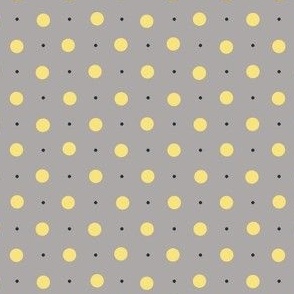 Buzzy Buttercups Dots Gray (5.24x5.24)