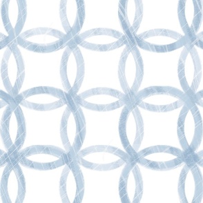 Wedding Ring Quilt - Something Blue (Large Scale)