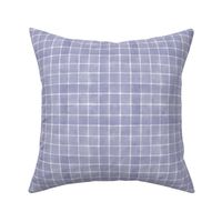 Lilac Window pane Check Gingham - Small Scale - Lavender Purple Periwinkle