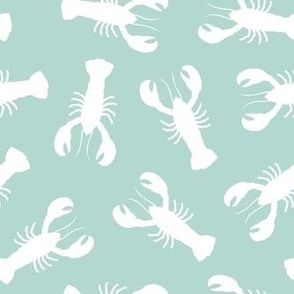 lobsters - mint -  LAD23