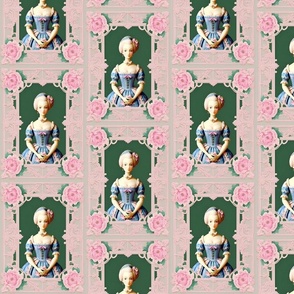 Barbie Marie antoinette, French toile de jouy,French chic,Rococo,Decoupage,Pale pink,Pale green,Preppy,Vintage,Shabby chic,Victorian,French country,Marie Antoinette,Edwardian,Baroque,Antique,Wallpaper,Fabrique,French fabric,French interior designFrench ho