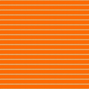 Checked Stripe, bright orange