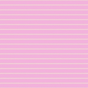 Checked Stripe, candy pink