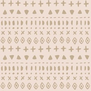 Brown hand-drawn doodles on beige background