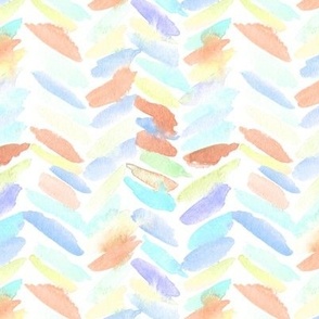 dolce paints - watercolor pastel herringbone - painted brush strokes abstract soft geometrical pattern for home decor wallpaper b171-4