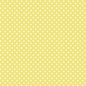 (XS)Polka Dots, Yellow, Micro-scale