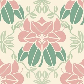 Romantic Rhododendrons in Antique Pink