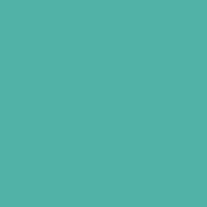 Teal Blue #51b2a7 Solid