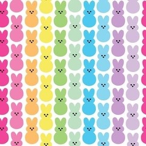 Medium // Rainbow Bunnies - Bright (REVISED)