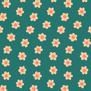 Welcome to the 60's - Teal - Small