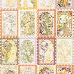 Horse Stamps, Whimsy